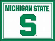 Michigan State University rectangle logo