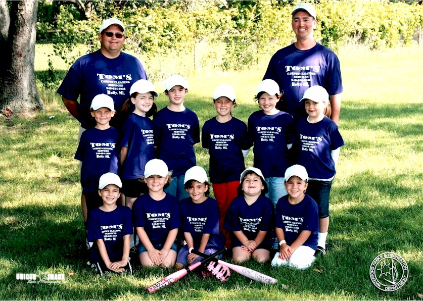 2009 Girls Intermediate Summer Ball Team Sponsor, Tom's Carpet Cleaning Enterprise, LLC